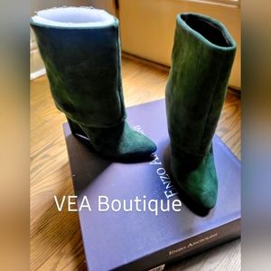 Enzo Angiolini Suede Ankle Bootie